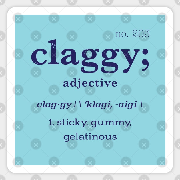 Claggy Sticker by Crown and Thistle